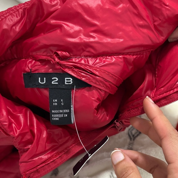 Red Puffer Jacket - Picture 5 of 5